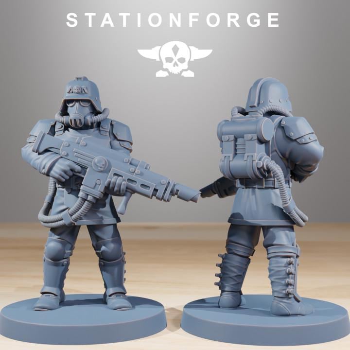 Grimguard Commandos v6 - StationForge - 28mm