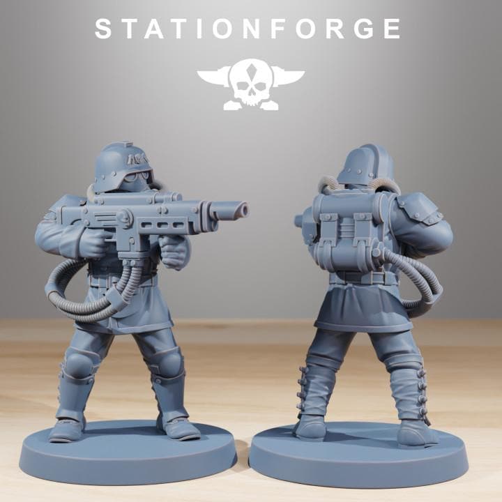 Grimguard Commandos v8 - StationForge - 28mm