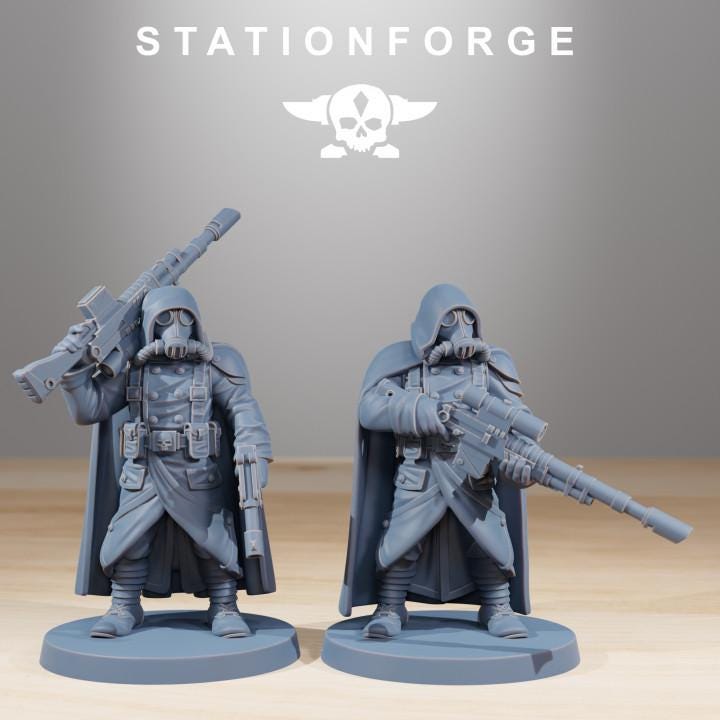 GrimGuard Marksmen v4 - StationForge - 28mm