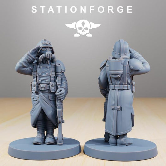 Grimguard Marching Poses v7 - StationForge - 28mm