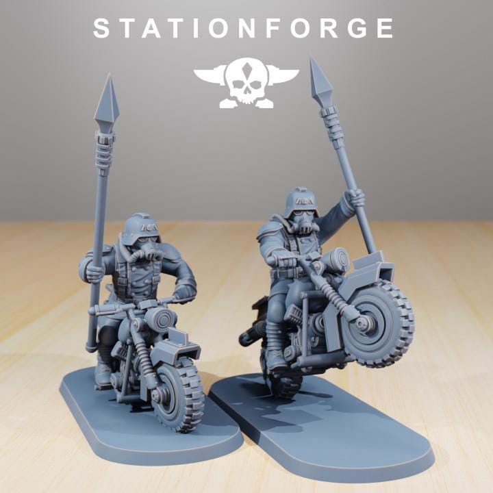 GrimGuard Death Bikers v3 - StationForge - 28mm