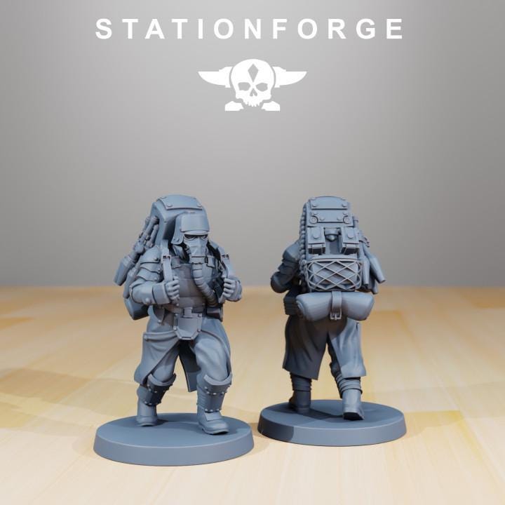 GrimGuard - Armored Squad v3 - StationForge - 28mm