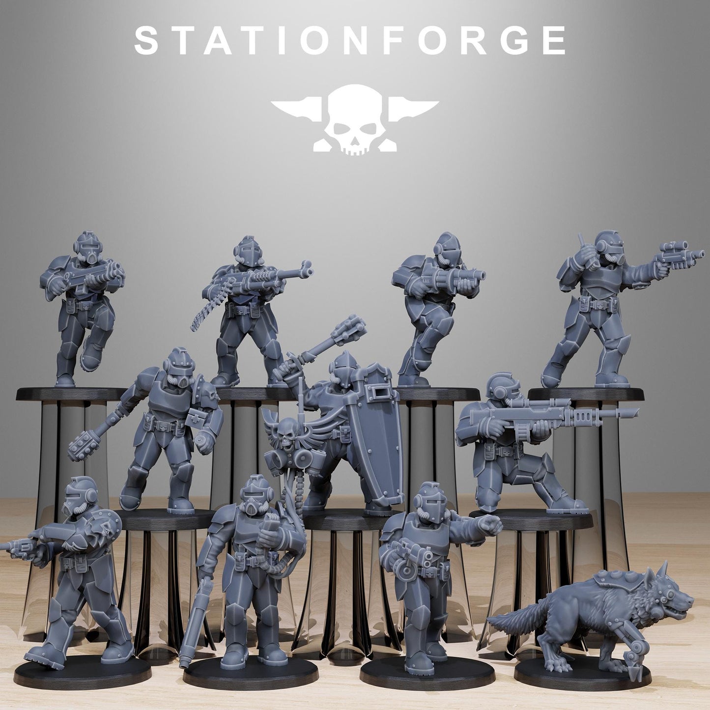 GrimGuard Enforcers - StationForge - 28mm