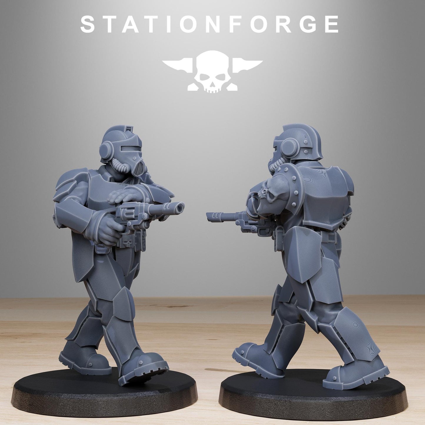 GrimGuard Enforcers v8 - StationForge - 28mm