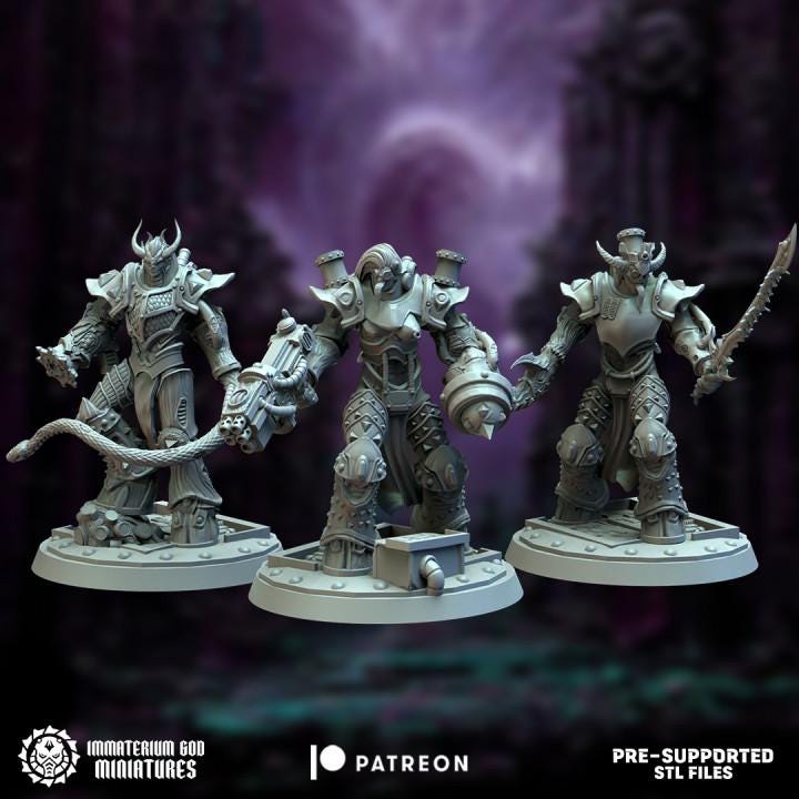 Exalted destroyers Set - Immaterium God Miniatures - 32mm