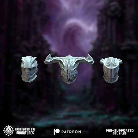 Helmets - Eternal punishers bits Set - Bits - Immaterium God Miniatures