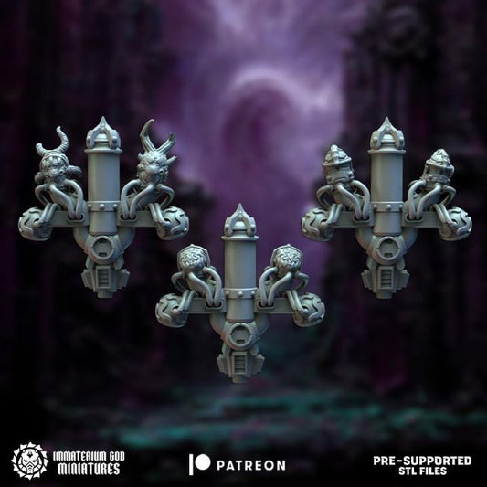 Backpacks - Eternal punishers bits Set - Bits - Immaterium God Miniatures