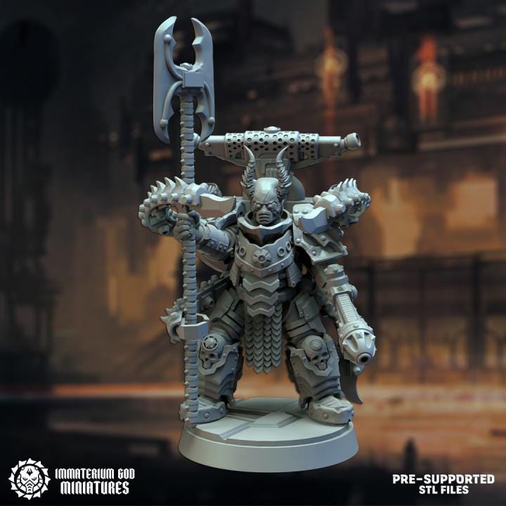 Demonic forger - Immaterium God Miniatures - 32mm