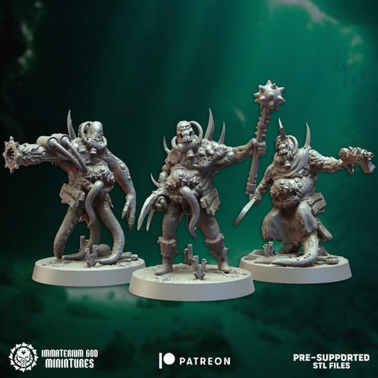 Depthwalkers set (3 models) - Immaterium God Miniatures - 32mm