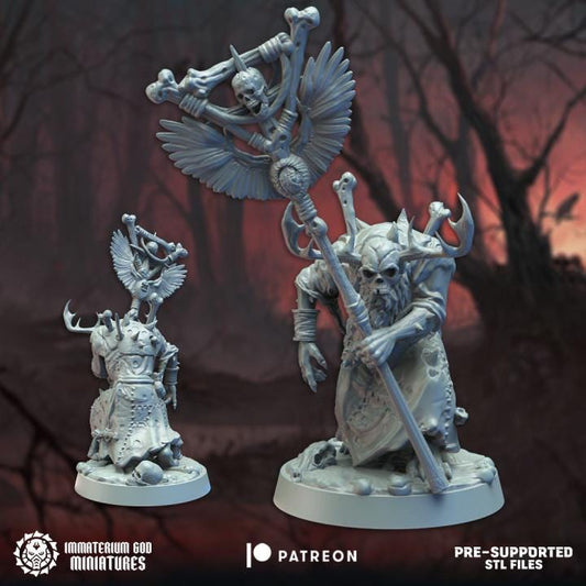 Cannibal ritualist - Immaterium God Miniatures - 32mm