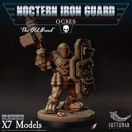 Noctern Iron Guard - Ogres v2 - Suttungr Miniatures - 28mm