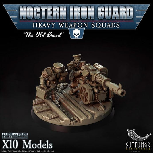 Noctern Iron Guard - Heavy Weapons Squad v4 - Suttungr Miniatures - 28mm