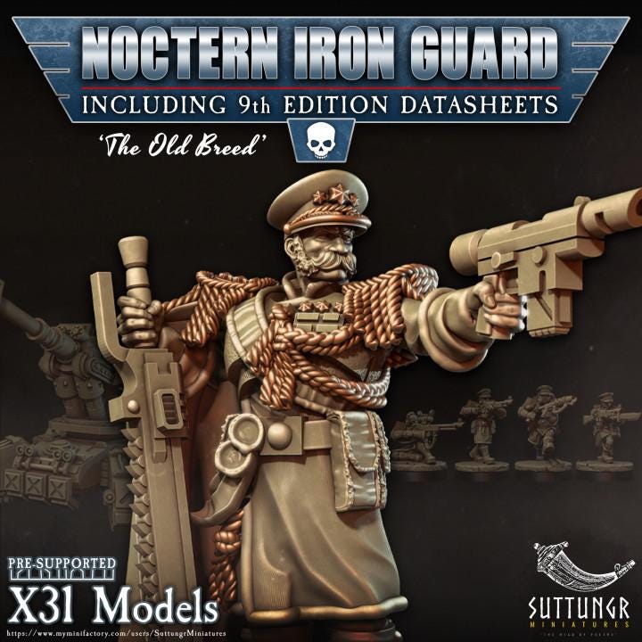 Noctern Iron Guard - v1 - Suttungr Miniatures - 28mm