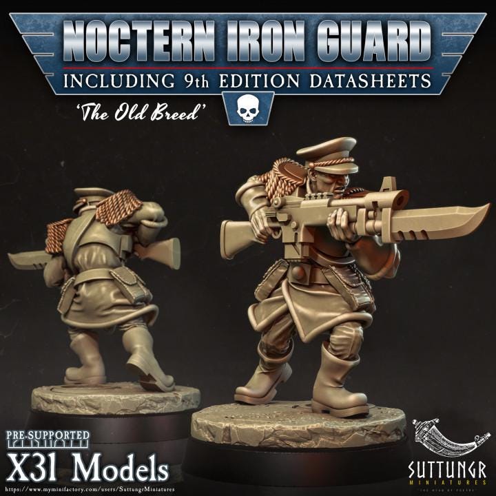 Noctern Iron Guard - v2 - Suttungr Miniatures - 28mm