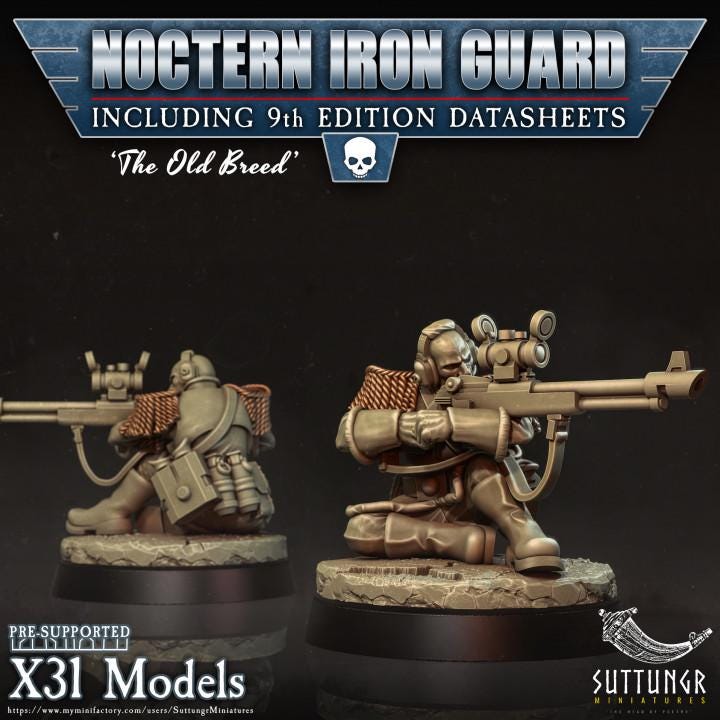 Noctern Iron Guard - v3 - Suttungr Miniatures - 28mm