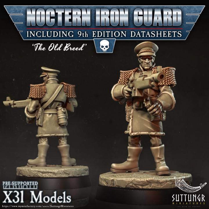 Noctern Iron Guard - v6 - Suttungr Miniatures - 28mm