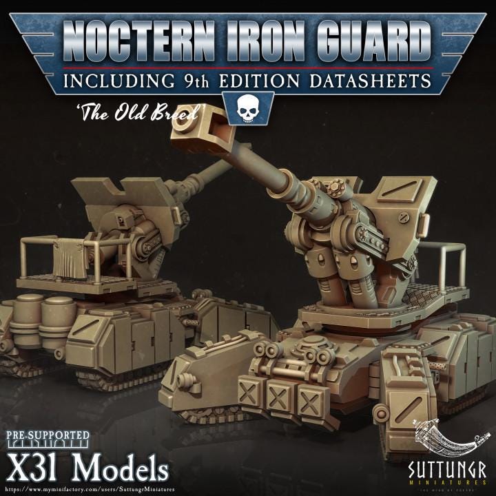 Tank - Noctern Iron Guard - v2 - Suttungr Miniatures - 28mm