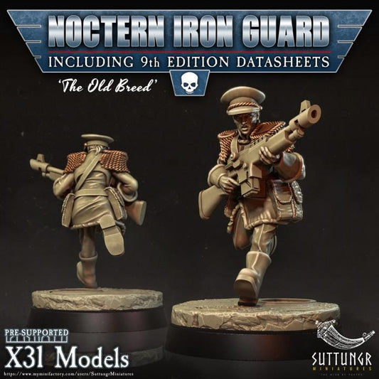 Noctern Iron Guard - v10 - Suttungr Miniatures - 28mm