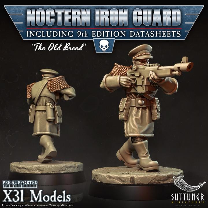 Noctern Iron Guard - v18 - Suttungr Miniatures - 28mm