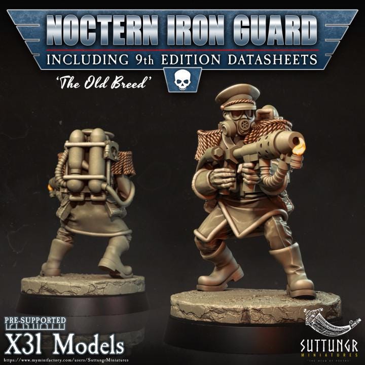 Noctern Iron Guard - v21 - Suttungr Miniatures - 28mm