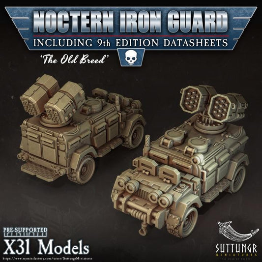 Tank - Noctern Iron Guard - v13 - Suttungr Miniatures - 28mm