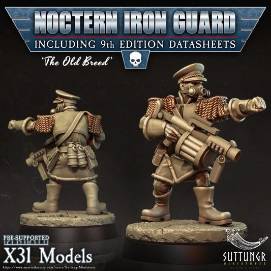 Noctern Iron Guard - v22 - Suttungr Miniatures - 28mm