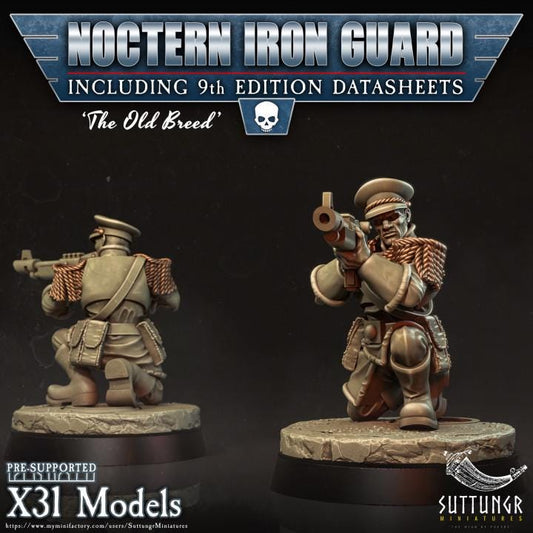 Noctern Iron Guard - v23 - Suttungr Miniatures - 28mm