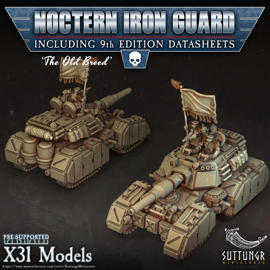 Tank - Noctern Iron Guard - v21 - Suttungr Miniatures - 28mm