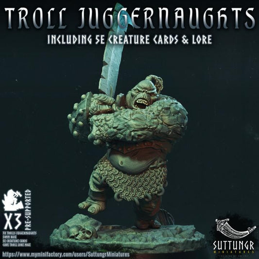 Troll Juggernaughts v1 - Suttungr Miniatures - 32mm