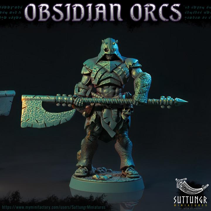 The Obsidian Orc Warband v9 - Suttungr Miniatures - 32mm