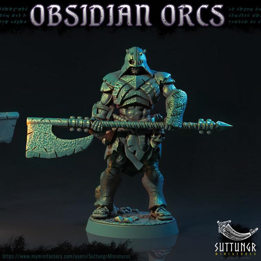 The Obsidian Orc Warband v9 - Suttungr Miniatures - 32mm