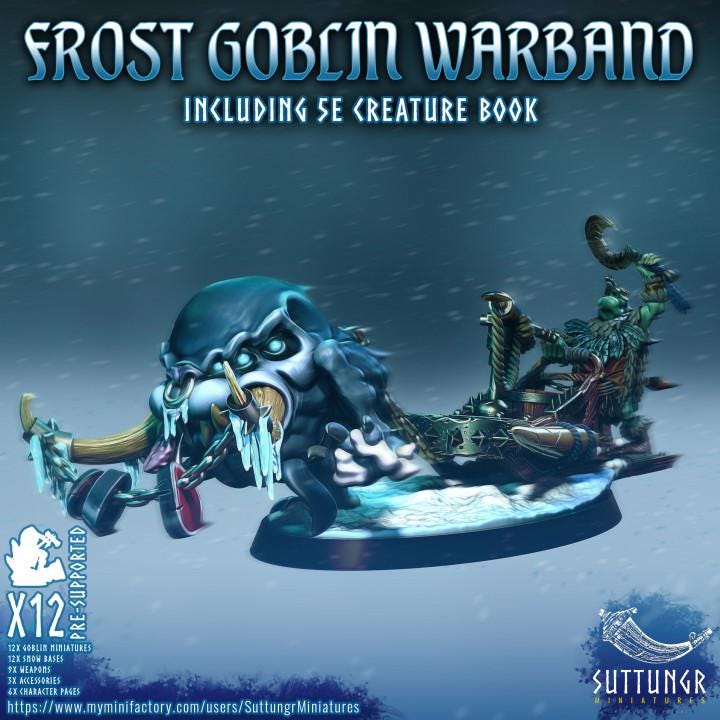 Frost Goblin Warband v4 - Suttungr Miniatures - 32mm