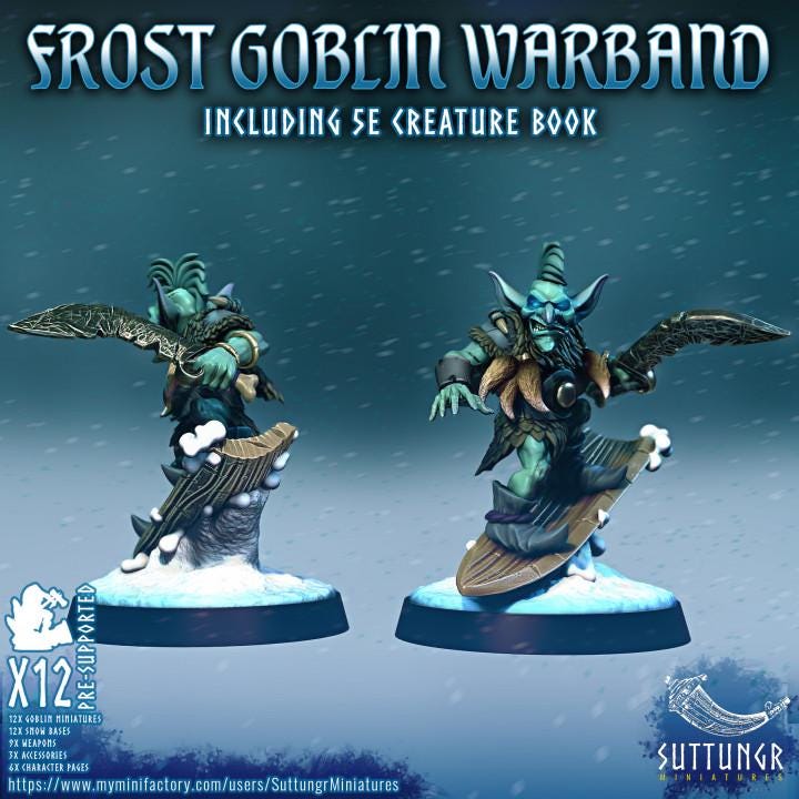 Frost Goblin Warband v5 - Suttungr Miniatures - 32mm