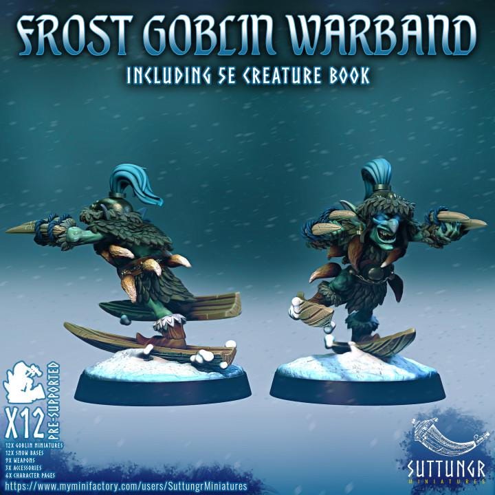 Frost Goblin Warband v6 - Suttungr Miniatures - 32mm