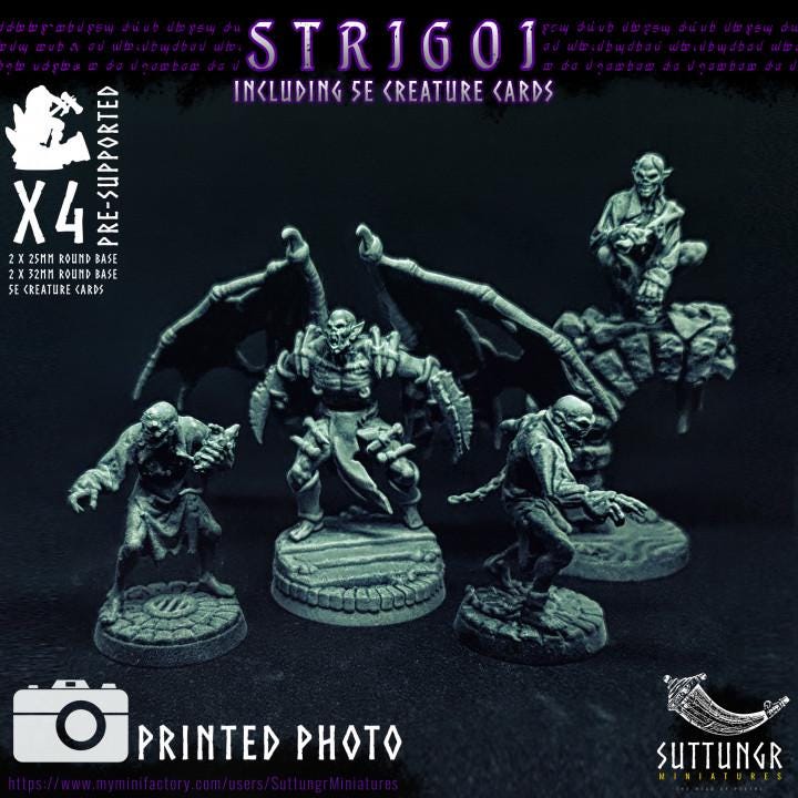 Vampire Strigoi - Suttungr Miniatures - 32mm