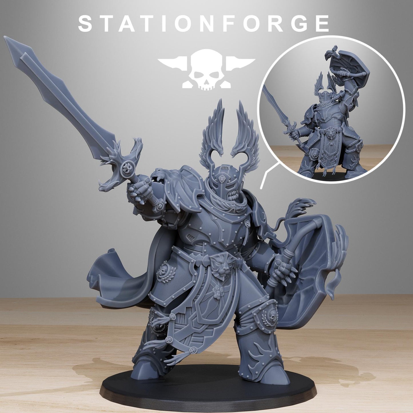 Sir Thalion the Socratis Archon V1 - StationForge - 28mm