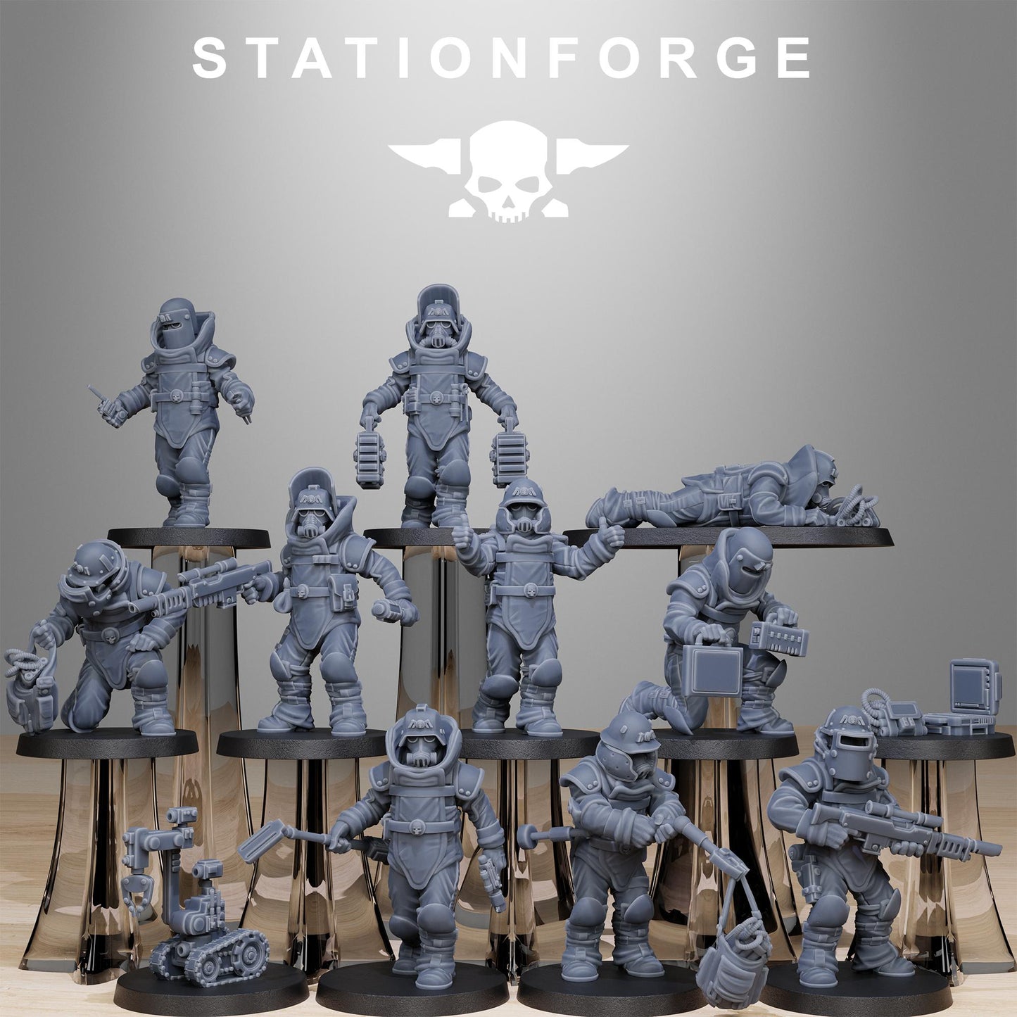 GrimGuard Bomb Squad - StationForge - 28mm