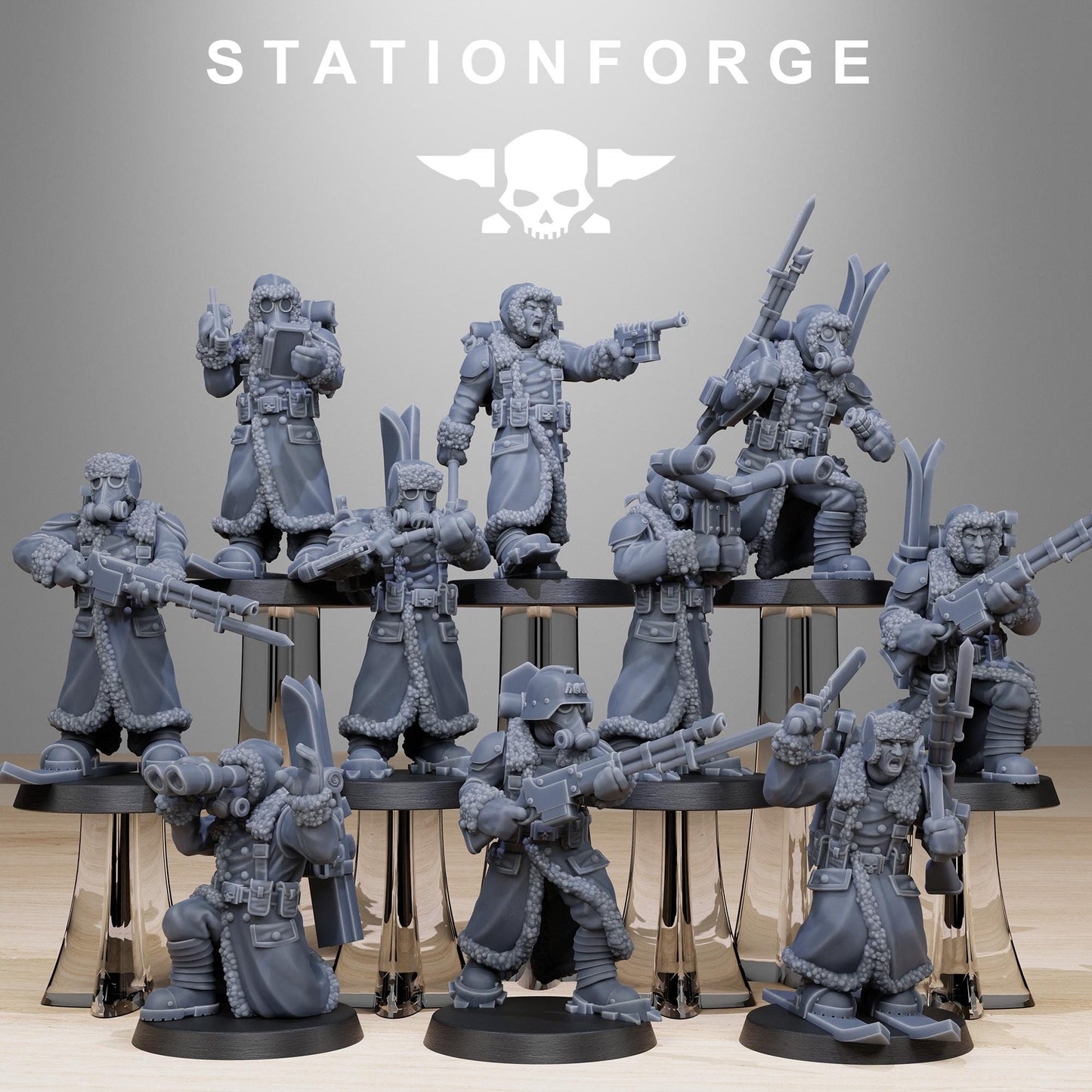 GrimGuard Frostwatch Skiers - StationForge - 28mm