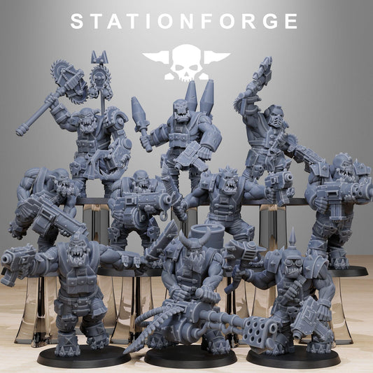 Orkaz Spec Team - StationForge - 28mm