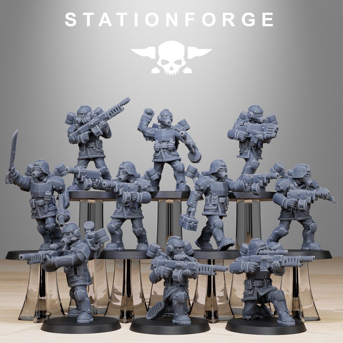 GrimGuard Aero Troops - StationForge - 28mm