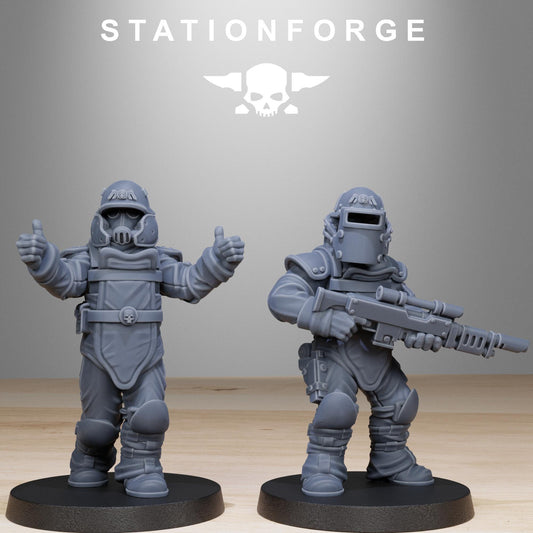 GrimGuard Bomb Squad v5 - StationForge - 28mm