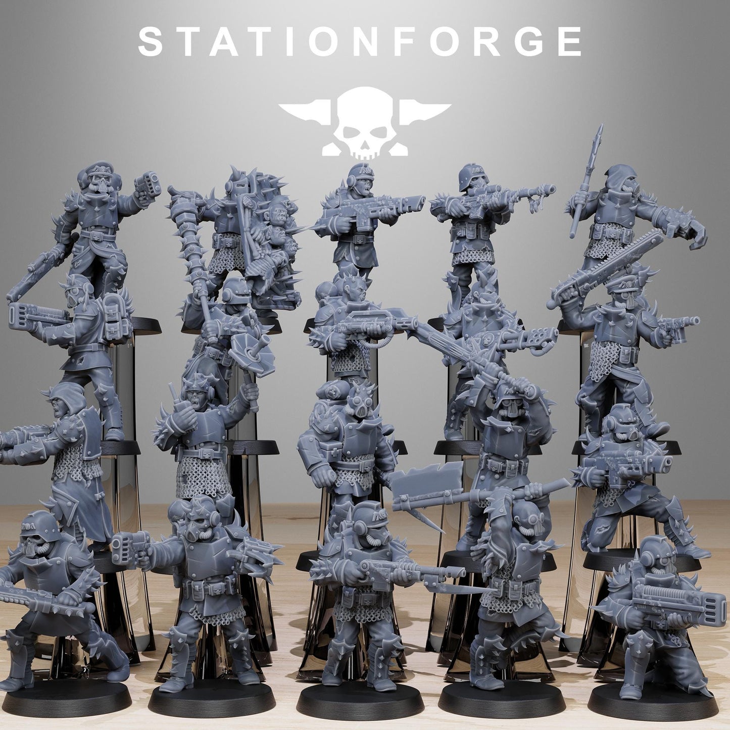 Corrupted Guard Infantry Builder kit - StationForge - 28mm