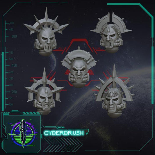 BloodBound BattleGears Angel Heads - Bits - Cyberbrush