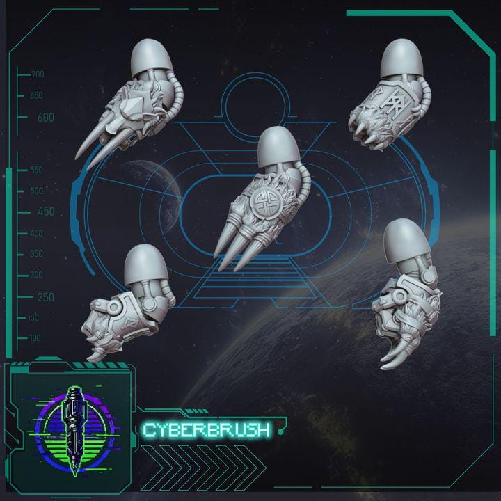 Exterminator Claws set 2 - Bits - Cyberbrush