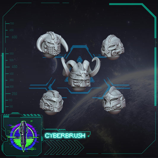 Space Viking head set 2 - Bits - Cyberbrush