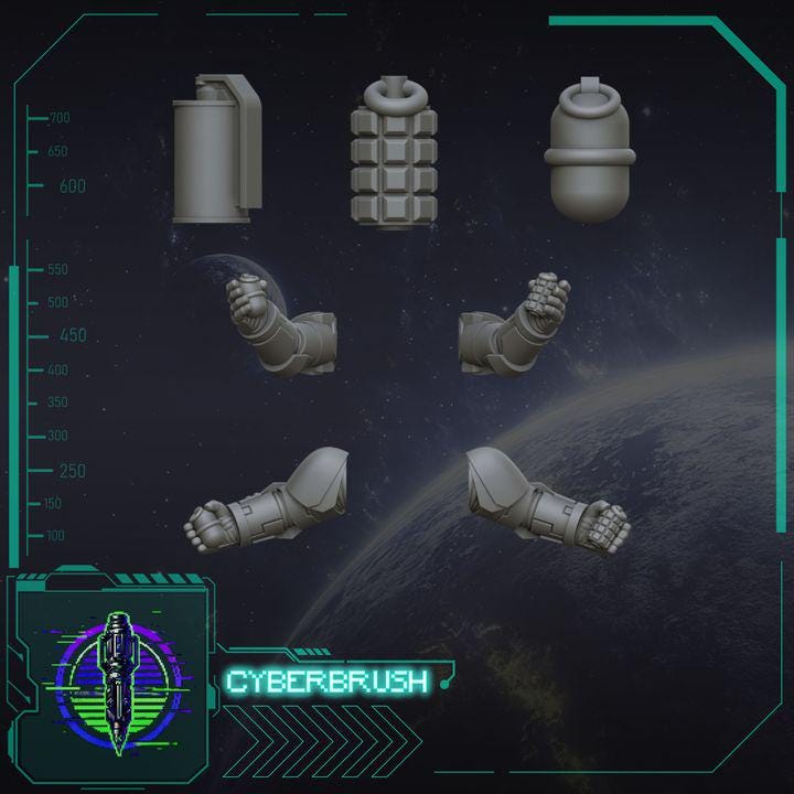 Grenade Kit - Bits - Cyberbrush