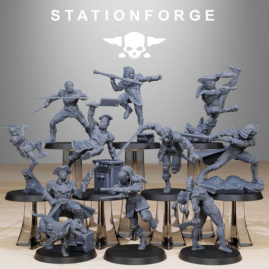 GrimCorp Jesters - StationForge - 28mm