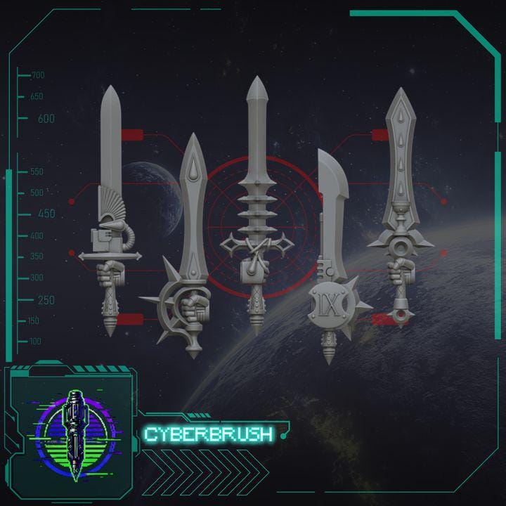 BloodBound BattleGears Swords - Bits - Cyberbrush