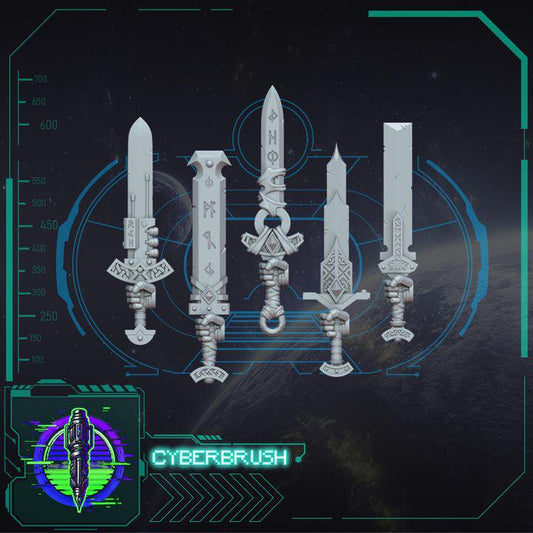 Space Viking Power Sword set 1 - Bits - Cyberbrush