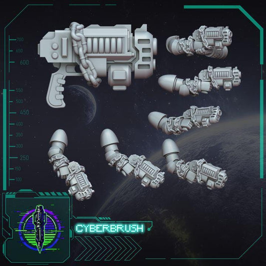 Chained Plasma pistol arms - Bits - Cyberbrush